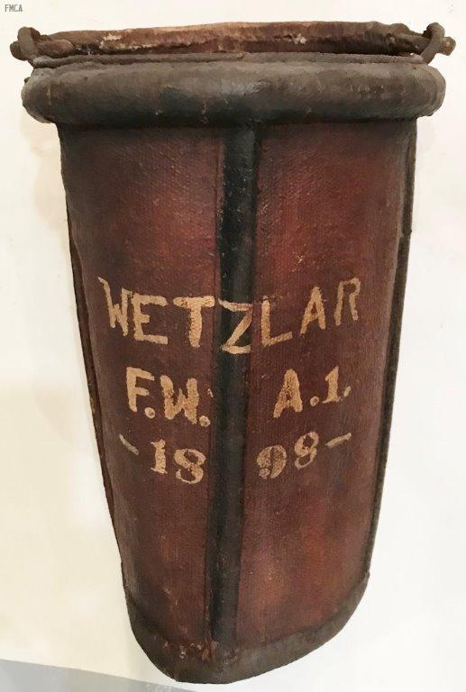 #207 German Canvas Fire Bucket