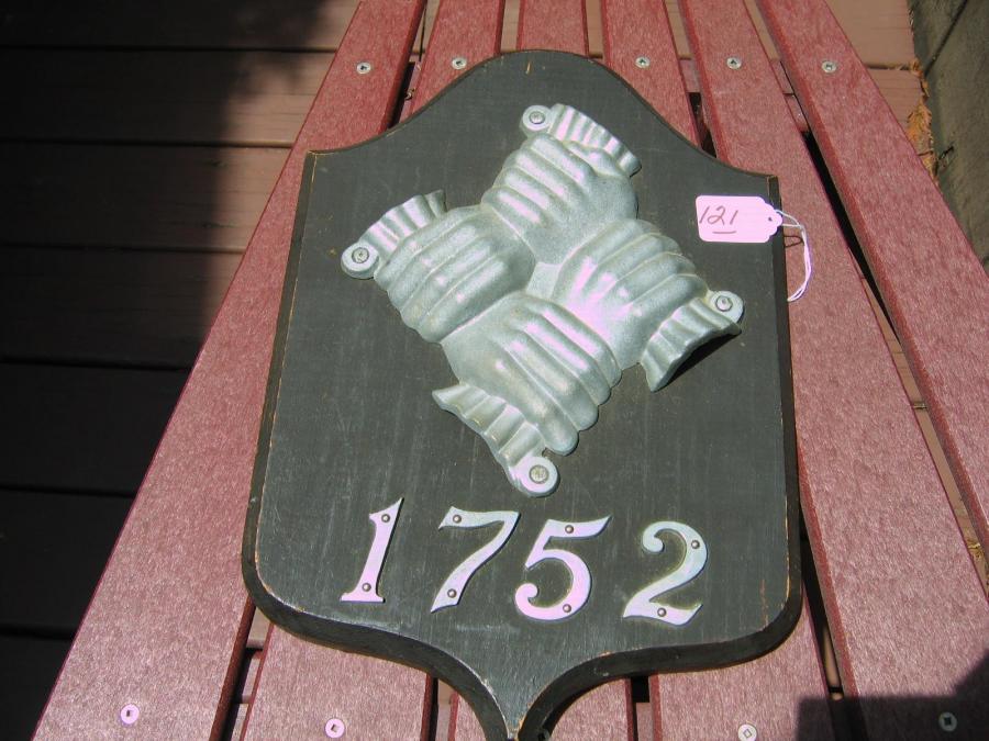 #121 Philadelphia Contributionship  Fire Mark, Philadelphia, Pennsylvania