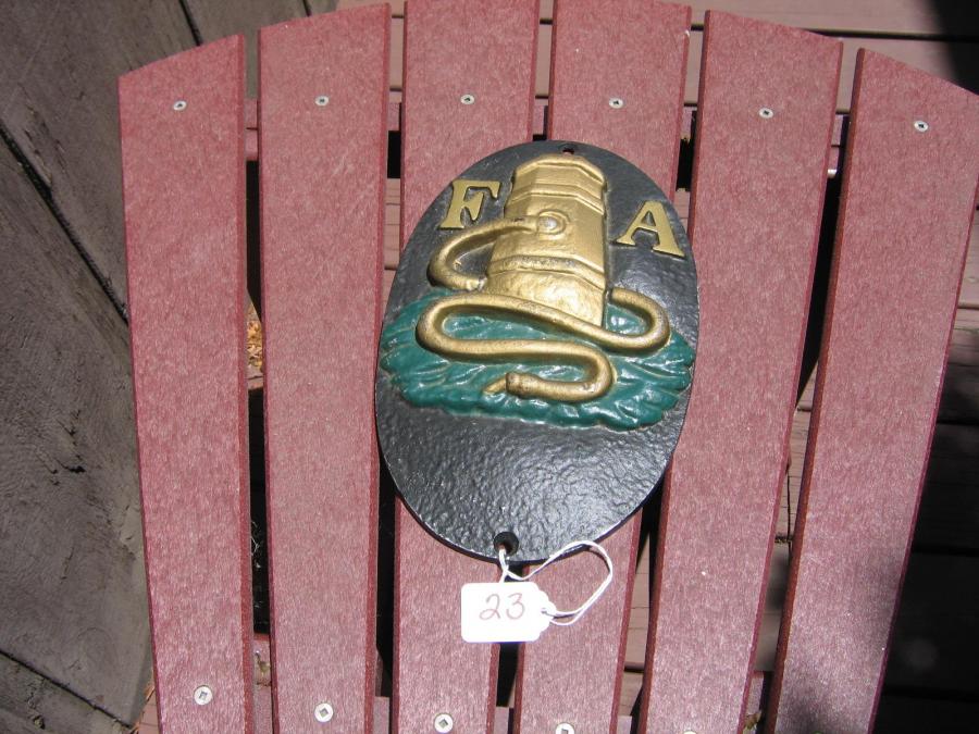 #023 Fire Association of Philadelphia REPRODUCTION fire mark.