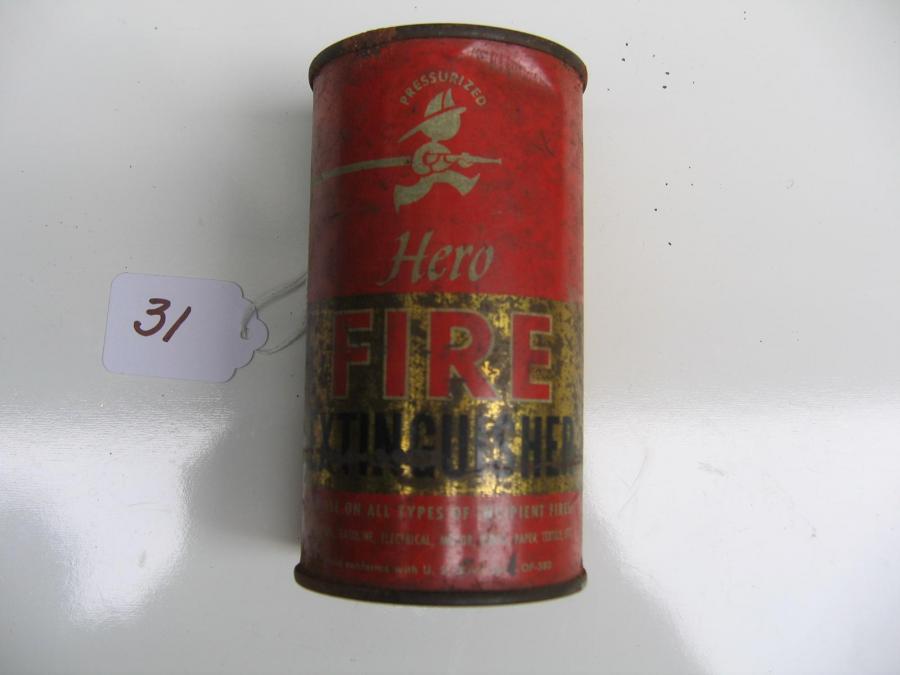 #031 Hero Fire Extinguisher. Empty.