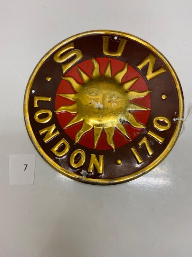 107 Firemark, Foreign Sun, BU555. Tin