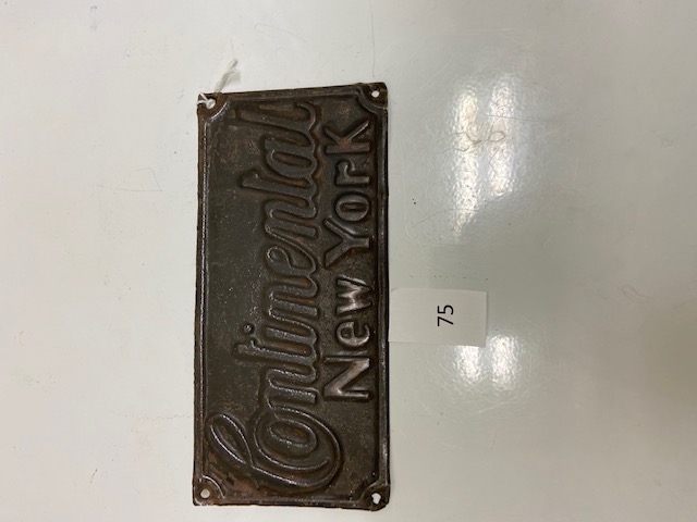 175 Firemark, U.S. Continental New York, BU224