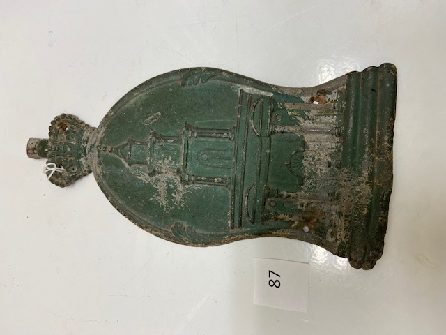 187 Firemark, Foreign Royal Exchange London, BU632. 1835. Lead.