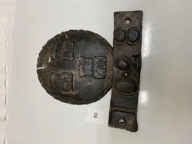 190 Firemark, Foreign Newcastle-Upon-Tyne, BU688. Policy # 1028. Lead.