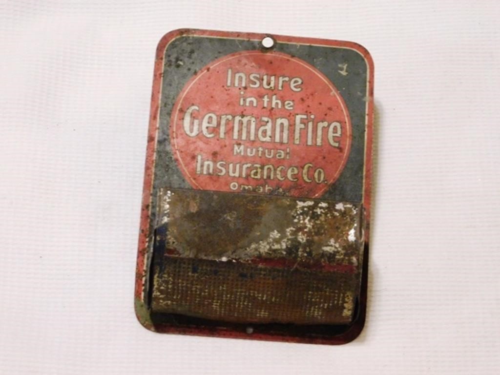Matchsafe, German Fire Insurance