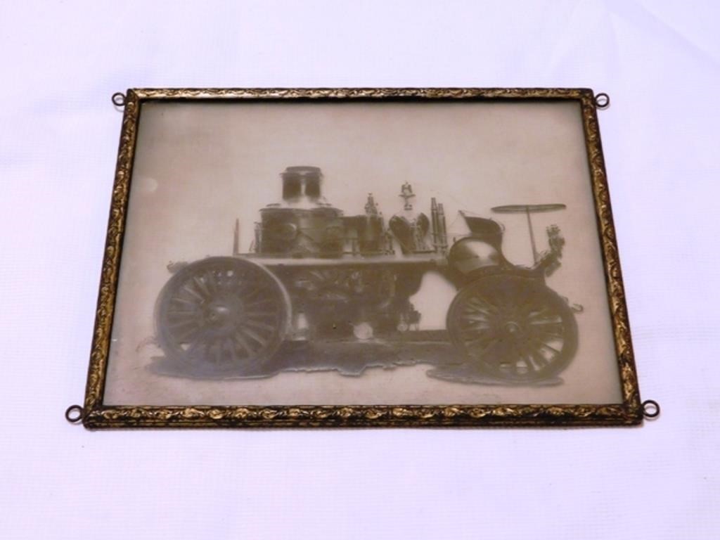 Framed Item, Steamer on glass