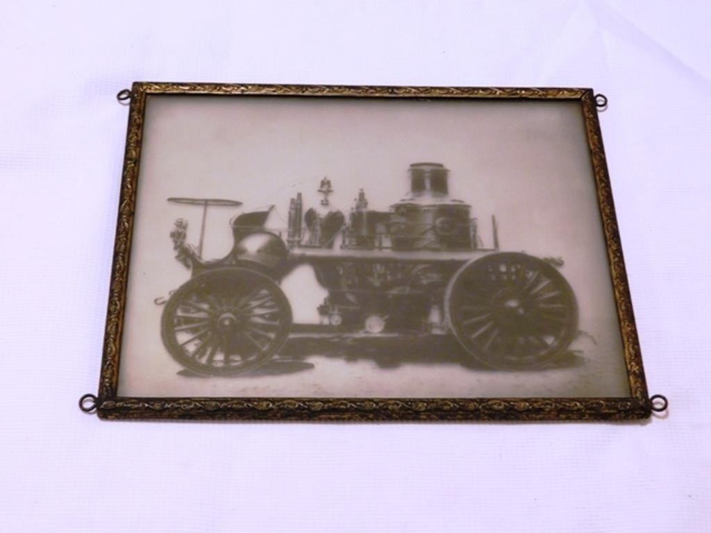 Framed Item, Steamer on glass