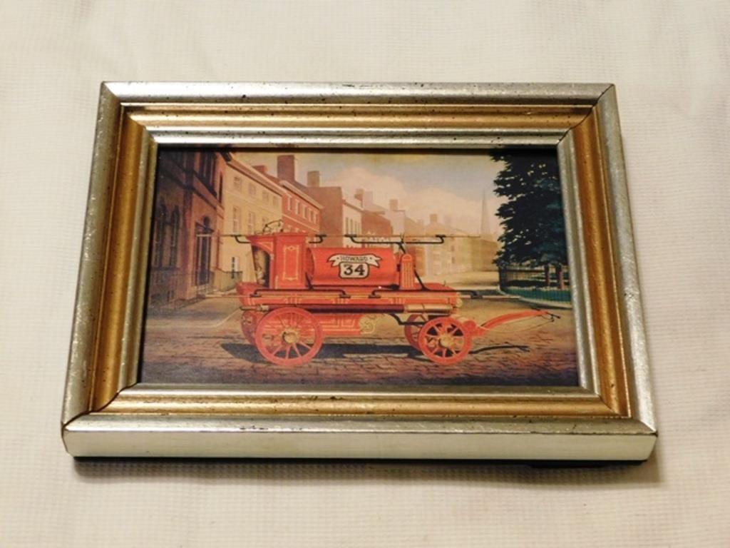 Framed Item, Fire Engine