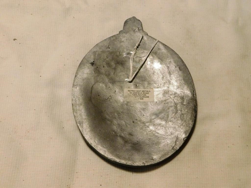 Plaque, Metal Recast