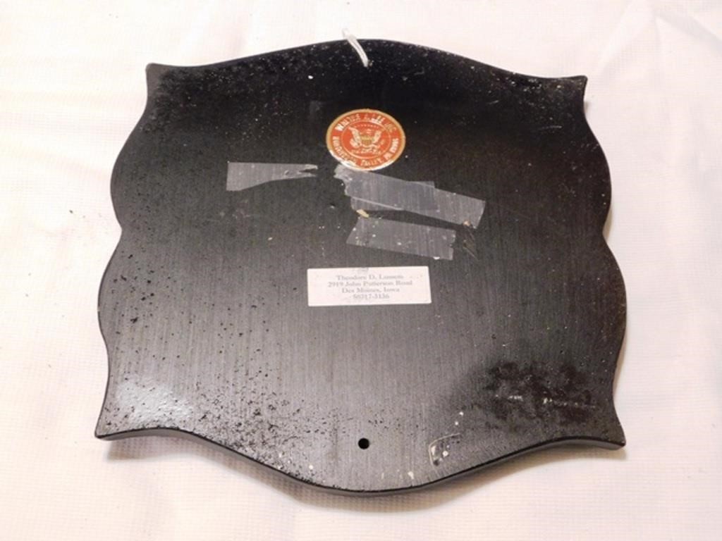 Plaque, Druggist Mutual