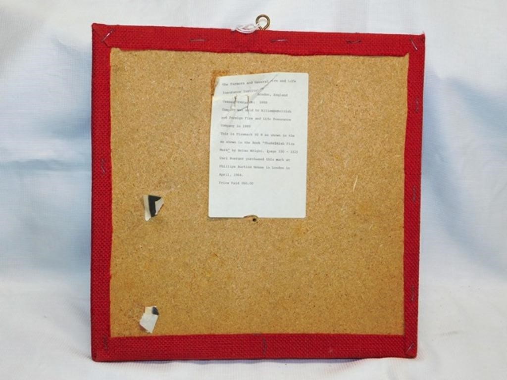 Foreign firemark, BU889/W92B