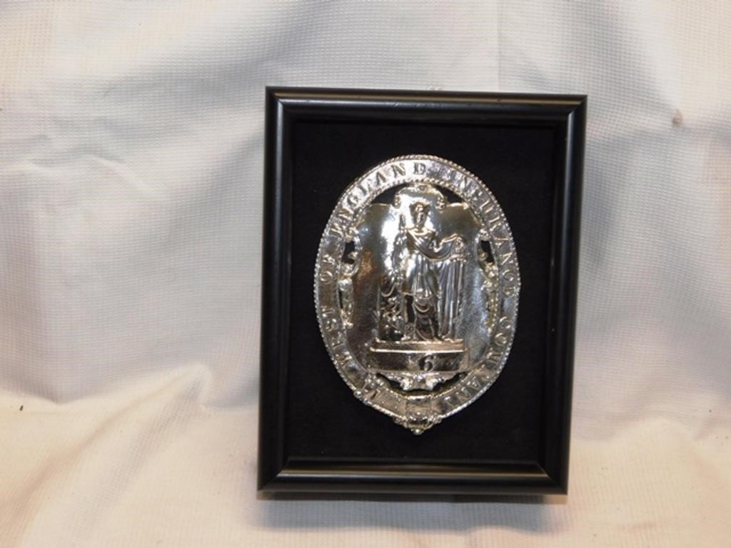 Framed firemark copies