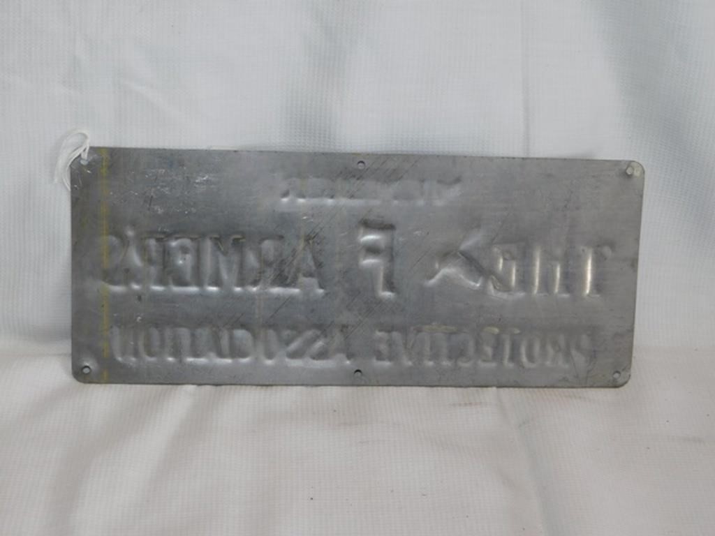 Sign, Farmers Protective