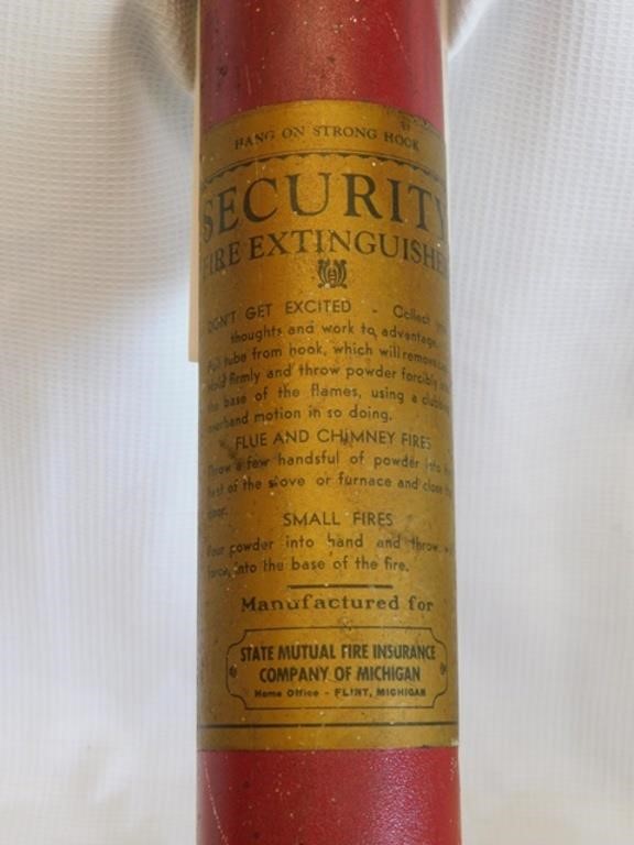 Fire Extinguisher, Security