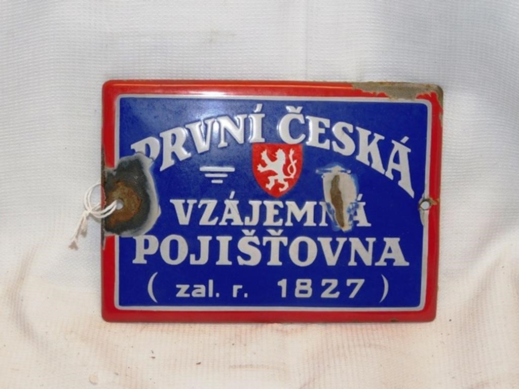 Foreign firemark, Prvni Ceska Vzajemna..., BU1195