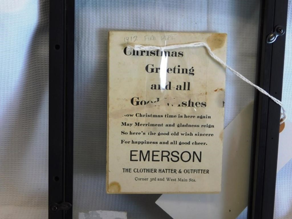 Paper, Fire Department Ball Invitation