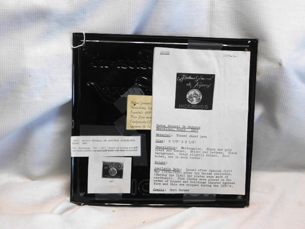 Foreign firemark, BU1677