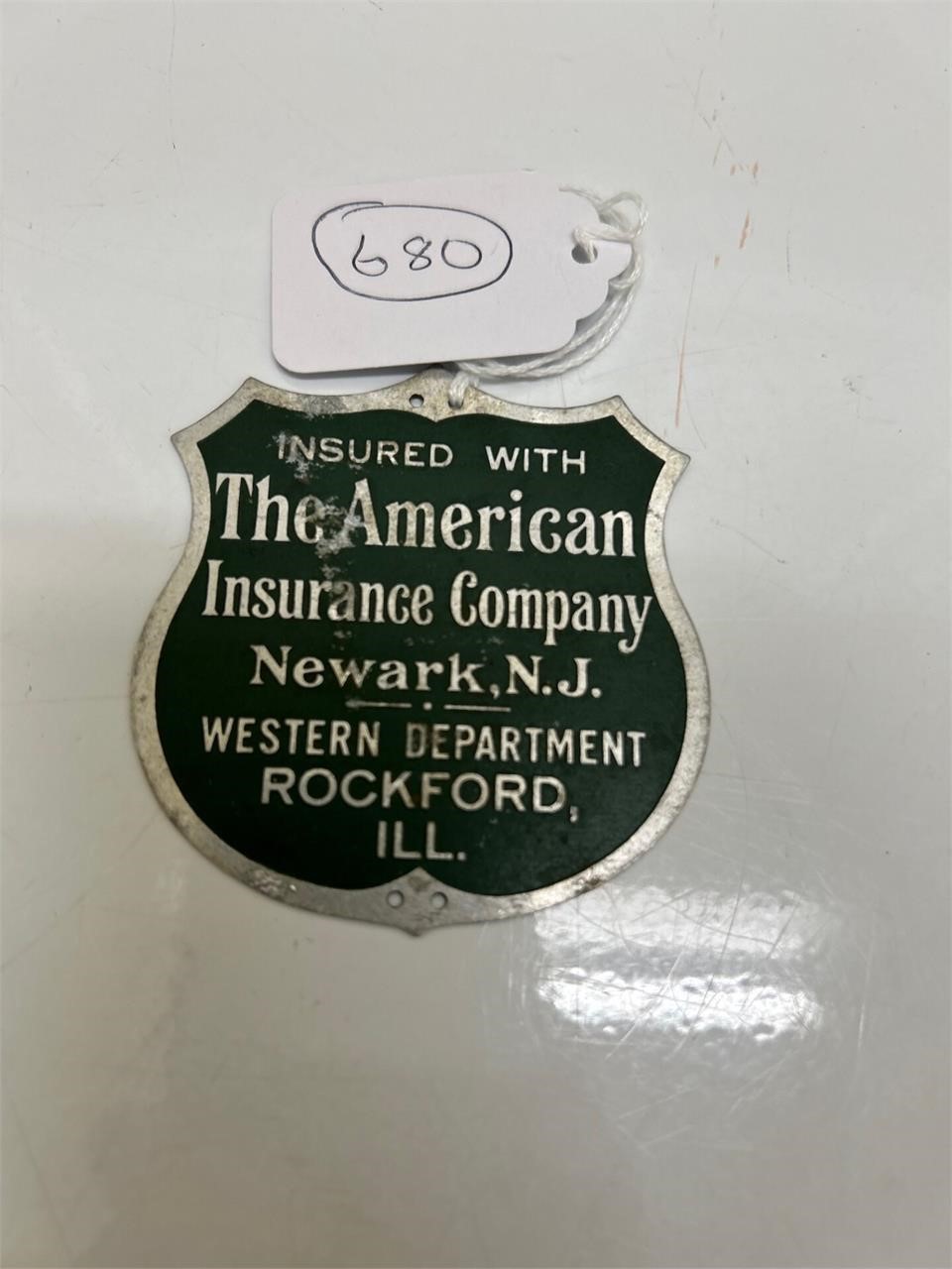 American Insurance Auto Tag