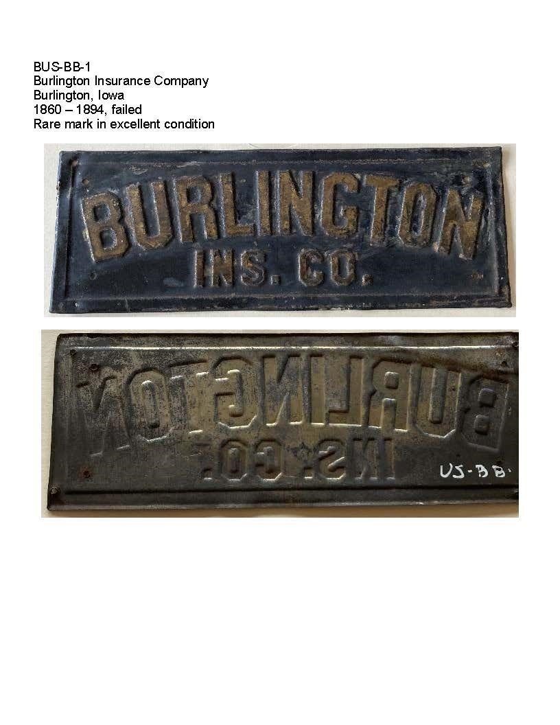Burlington Fire mark