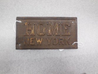 Home Insurance Company New York, tin, B230, 2nd mark of company, issued about 1860, rare