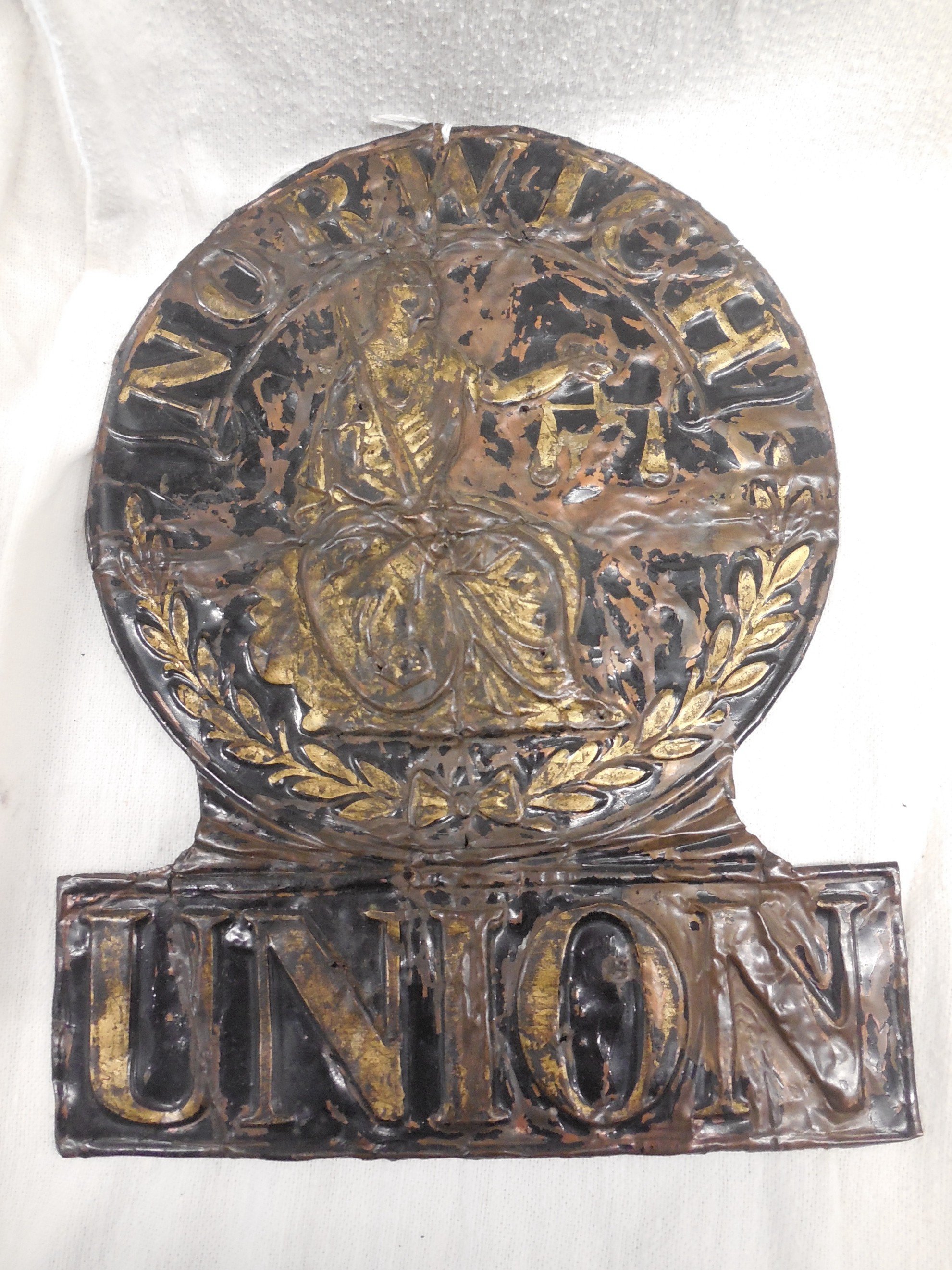 Norwich Union Fire Insurance, copper, B715/W29O, 