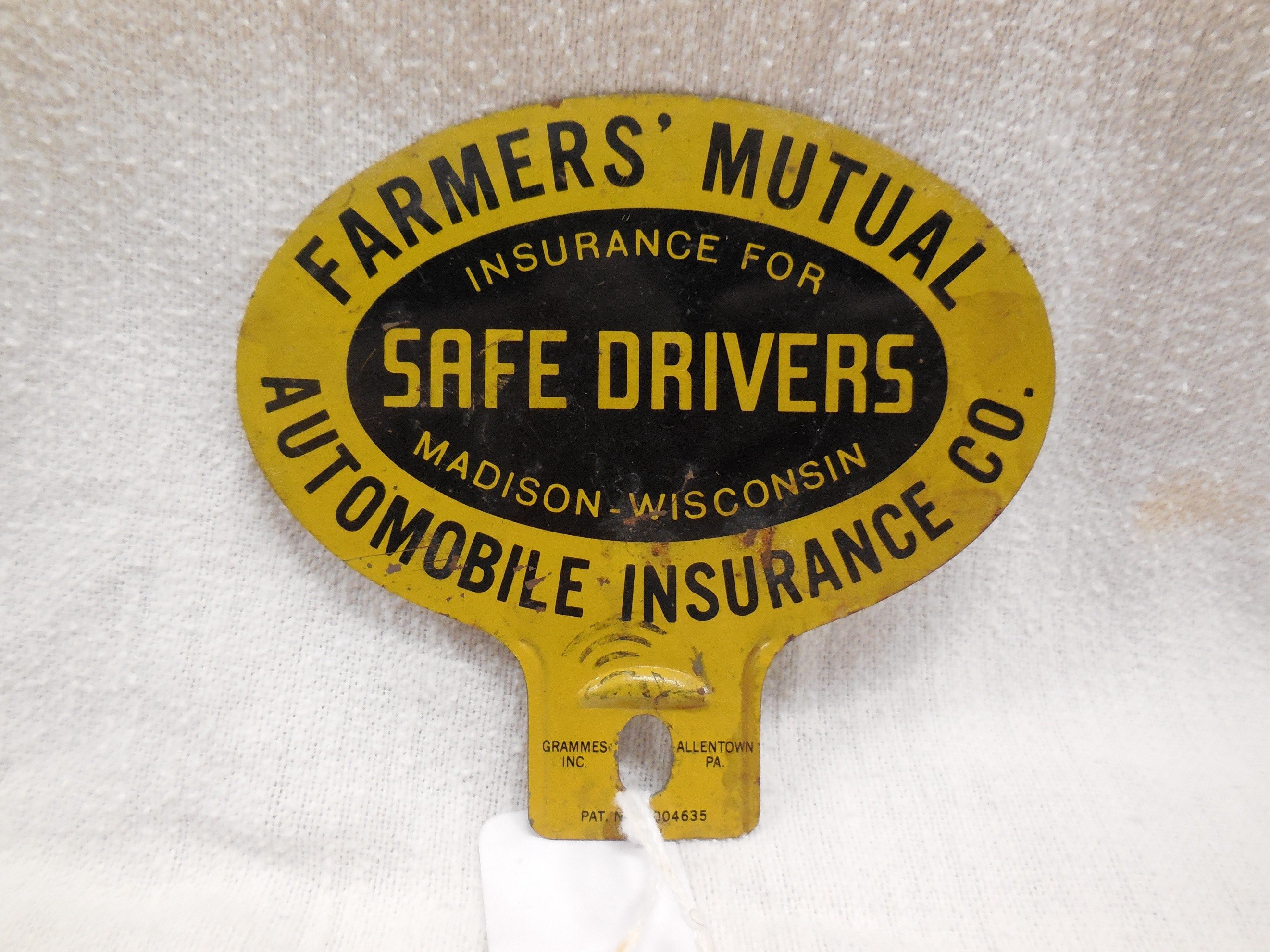 Farmers' Mutual auto tag