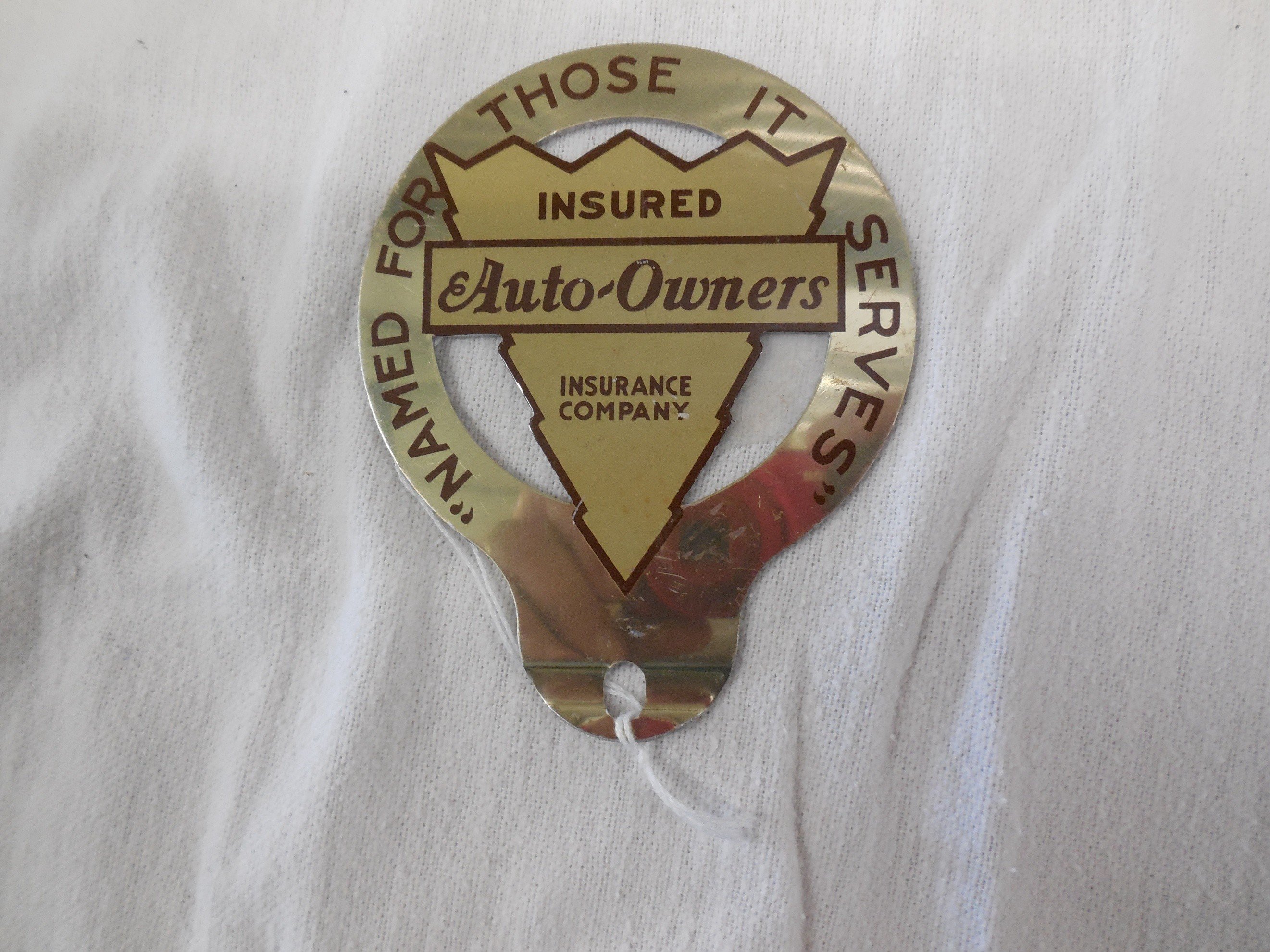 Auto Owners Insurance auto tag