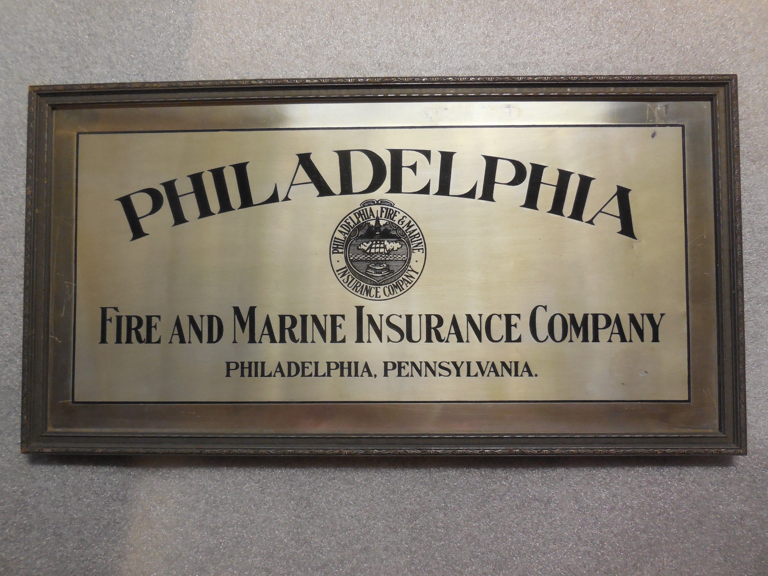 Philadelphia Fire Metal Sign