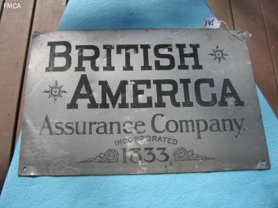 #145-British America Sign