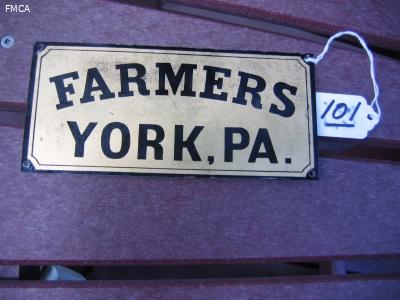#101-Farmers Fire Ins. Fire Mark