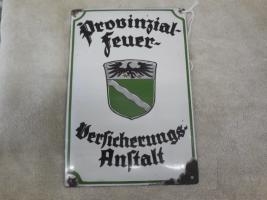 Provinzial Feuer - German fire mark - Evenden #113P - about 1910