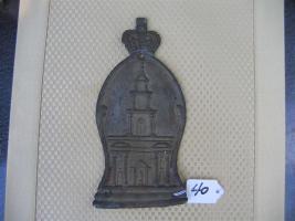 Royal Exchange Assurance, London. Lead. 4x 8 3/4