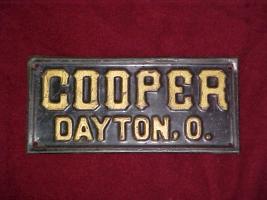 Cooper Fire Insurance Company. Dayton, Ohio. 6 7/8