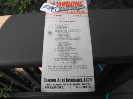 Ink Blotter. The Jawbone. June 1927.