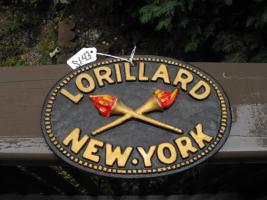 Lorillard, New York. Reproduction Fire Mark. 9 1