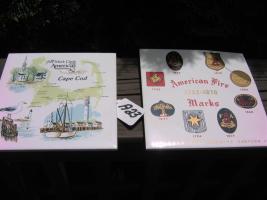 2 Hot plates. One shows FMCA - Cape Cod and the ot