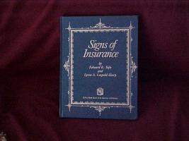 Book. Signs of Insurance by Edward Tufts and L.A.