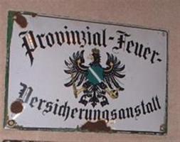 Provinzial - Feuer. German. 6 1/2x9 3/8.