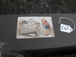 Trade Card. Home Insurance Company, New York. 18