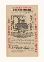 3.5" x 5.5" advertising sheet put out by the Gleas