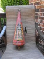 Minimax Fire Extinguisher. Cone Shaped. Metal wi