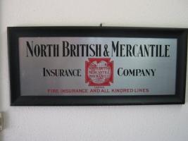North British & Mercantile Ins. Co., Aluminum Sign