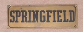 Springfield Fire Insurance Company. Tin. 4 holes
