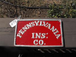 Pennsylvania Ins. Co. Reproduction Fire Mark. Cas