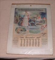 Thuringa Insurance Company 1901 Calendar. Erfurt,