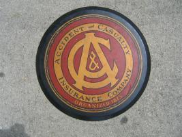 Accident and Casualty Insurance Company Sign. Pre