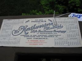 Ink Blotter. Northwestern Mutual Life Insurance C