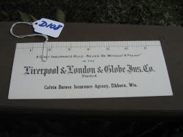 Ink Blotter - Small. Liverpool & London & Globe I