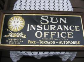 Sun Insurance Office. London, England. Sign. Ti