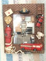 Fire Collage, Composition fire theme photo frame.